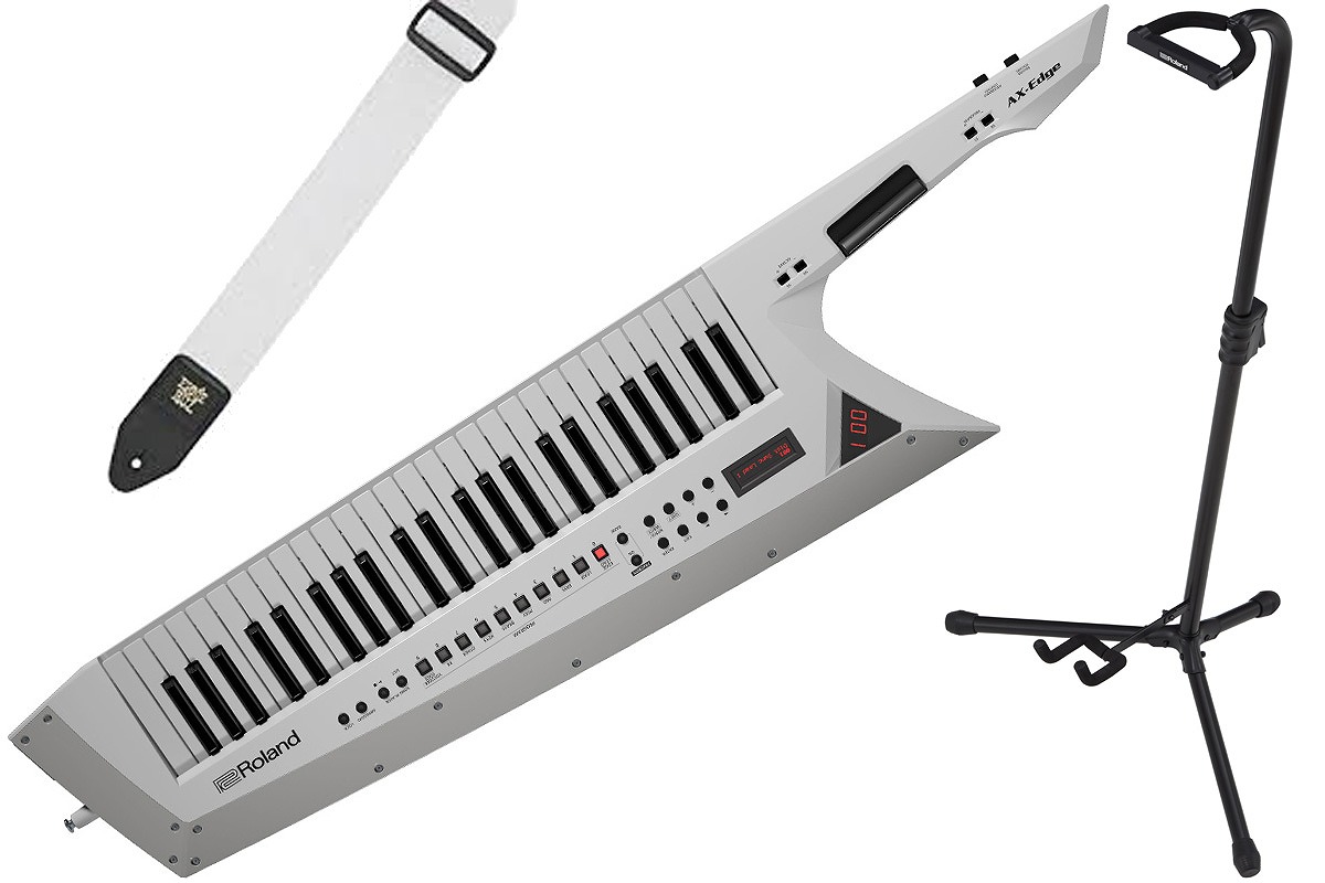 Roland ローランド / AX-EDGE-W【スタンドセット!】(ホワイト) 49鍵盤キーター