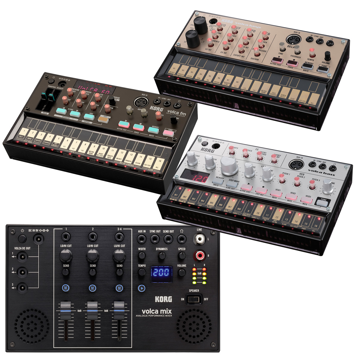 KORG コルグ / volca mix 【シンセセット!】 | イシバシ楽器