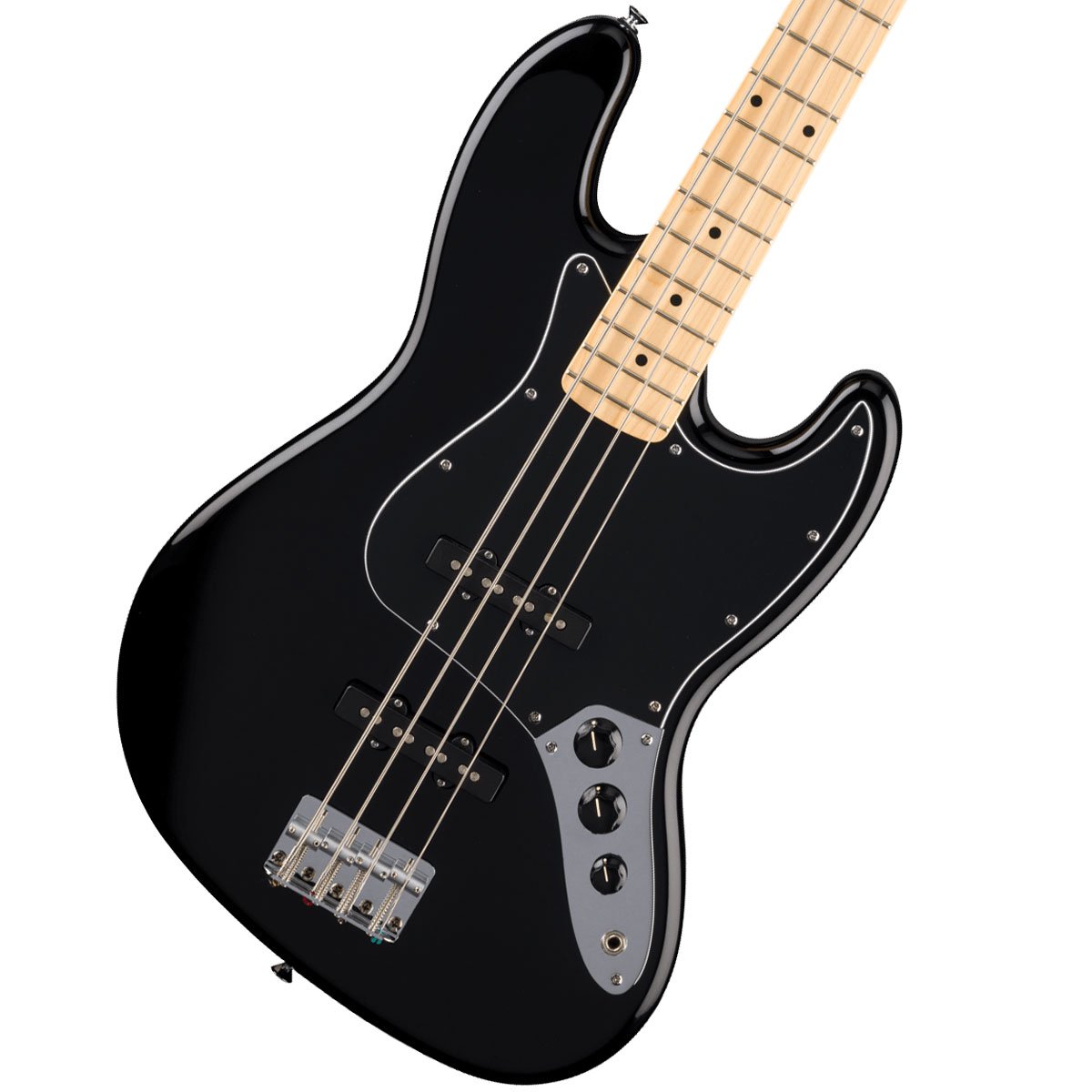 ブラックエレキベース ジャズベーススタイル Fender Standard Jazz Bass Black エレキベース ジャズベース