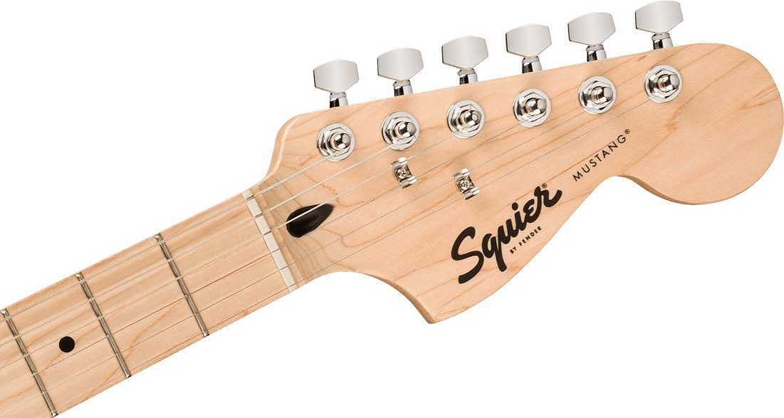 Squier by Fender / Sonic Mustang HH Maple FB WH PG Flash