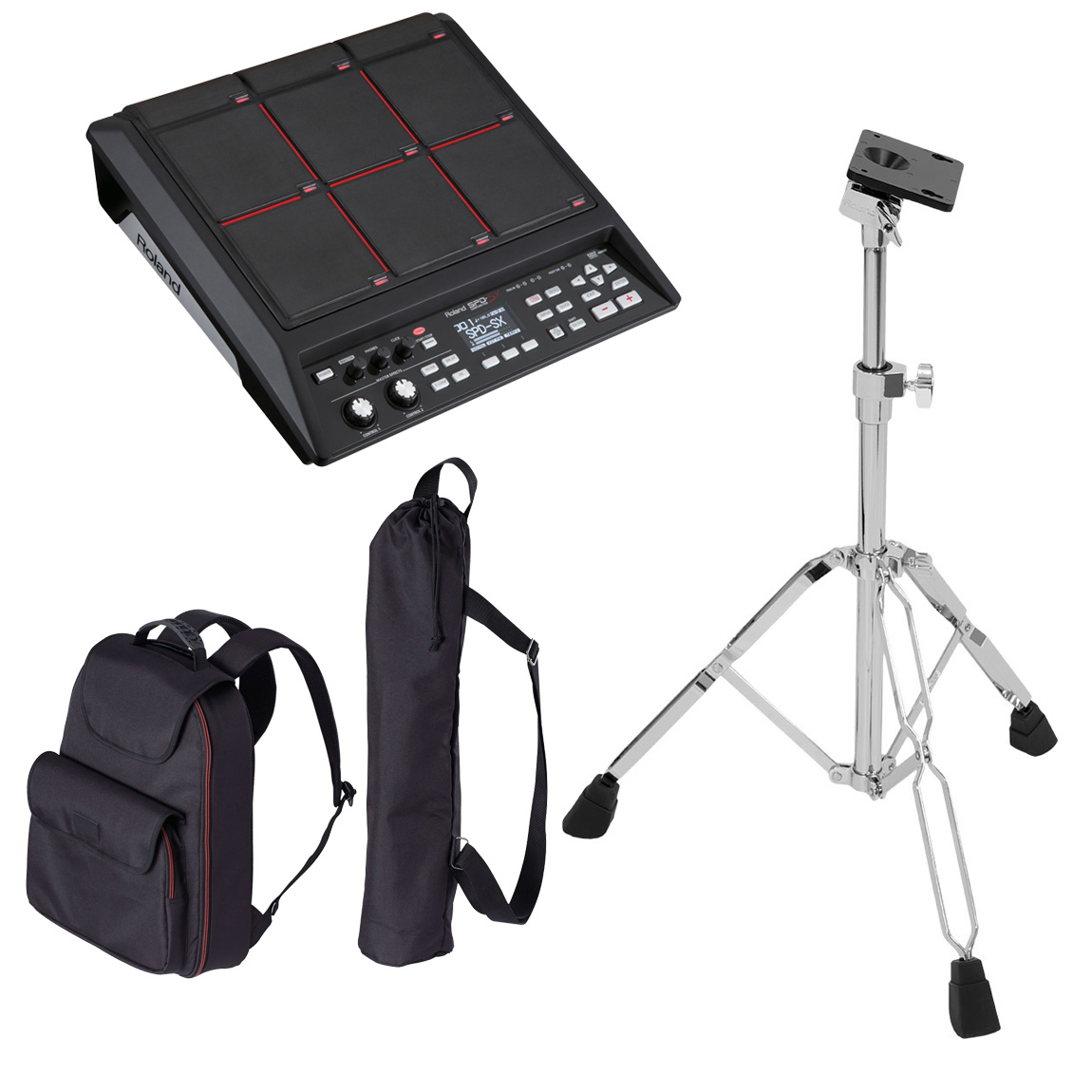 Rolandローランド SPD-SX サンプリングパッド スタンド付き Amazon | Roland/SPD-SX PRO Sampling Pad パッドスタンドPDS-20