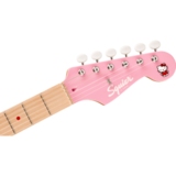 【最終値下げ】ハローキティ　エレキギター Squier ヘッドホンアンプ付 Squier by Fender SONIC STRATOCASTER HT Flash Pink 初心者