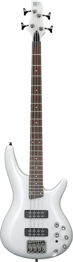ホワイトエレキベース Ibanez / SR300E Pearl White (PW) アイバニーズ VOXアンプ付属