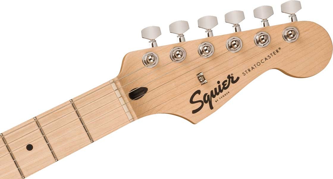 Squier by Fender / Sonic Stratocaster HSS Maple FB WH PG