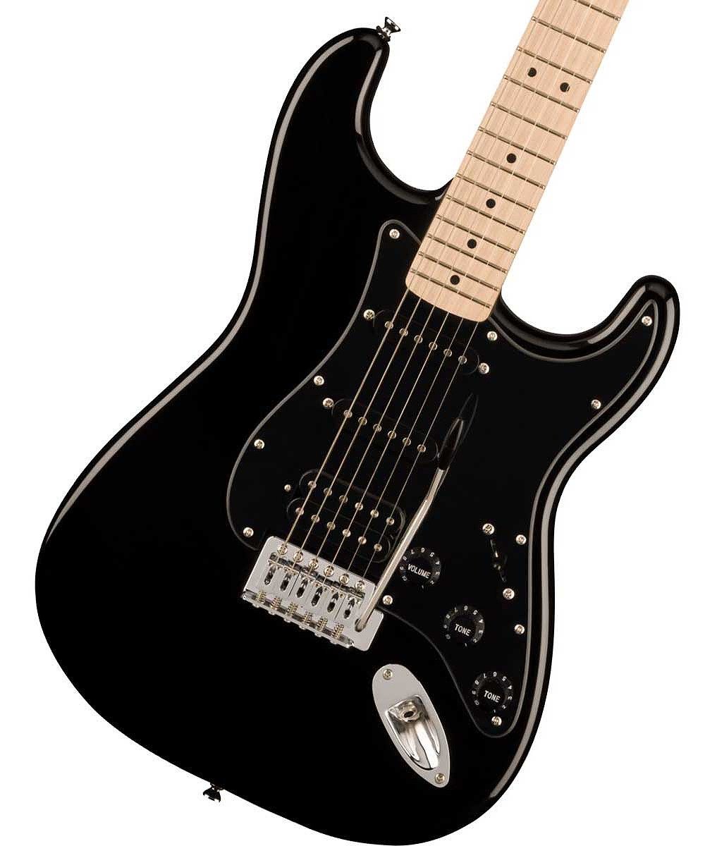 Squier by Fender / Sonic Stratocaster HSS Maple FB BK PG