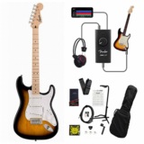 Squier / Sonic Stratocaster Maple Fingerboard White Pickguard 2-Color Sunburst  Ͽ&åǾã!Fender Link I/Oդ13å