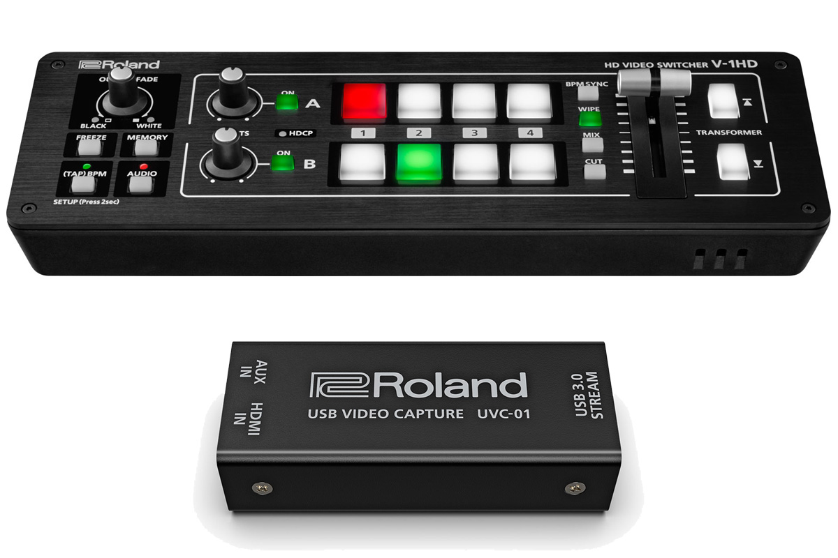 Roland ローランド / V-1HD + UVC-01 ビデオスイッチャー | イシバシ楽器
