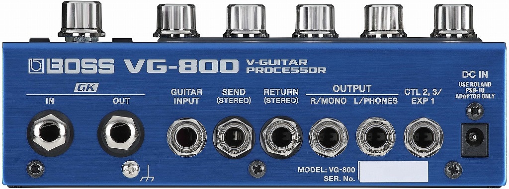 BOSS / VG-800 V-Guitar Processor + GK-5ピックアップ + BGK-30