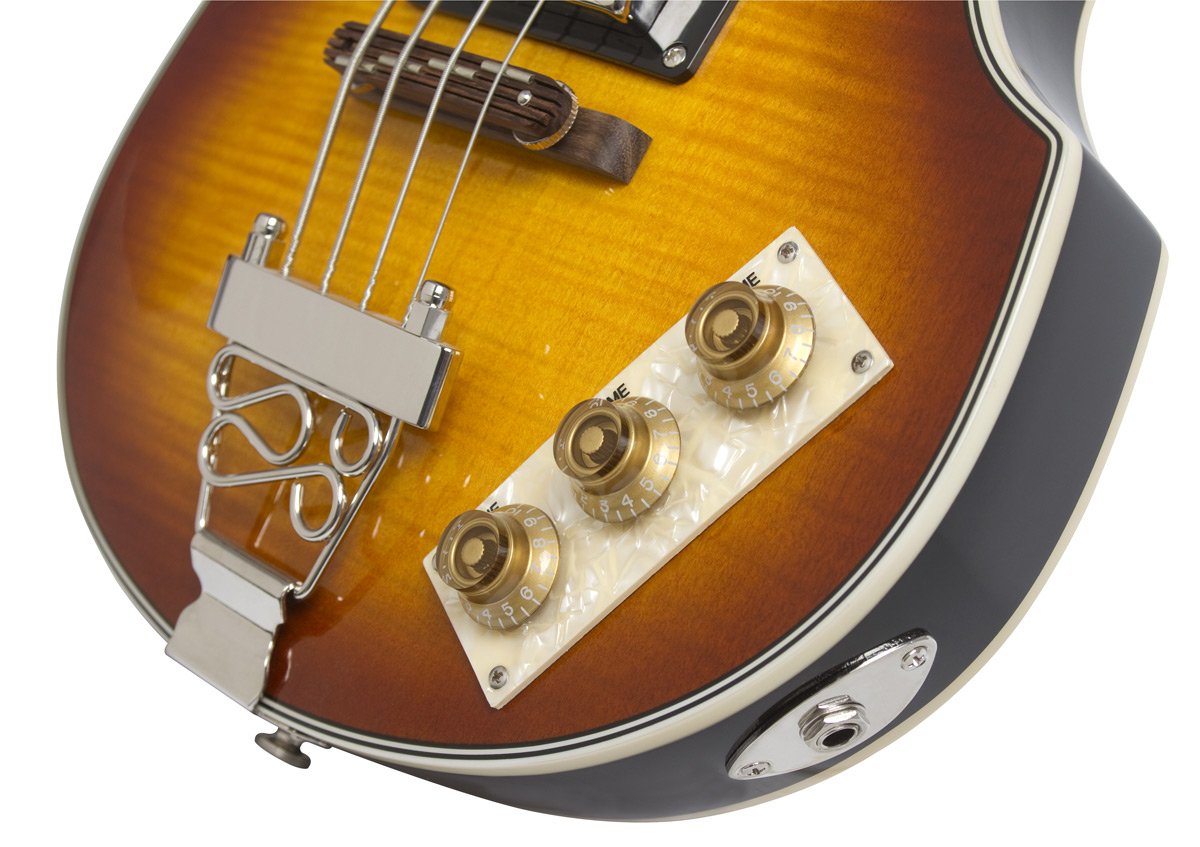 エピフォン ビオラベース 純正ソフトケース付 Amazon | Epiphone Viola Bass Vintage Sunburst バイオリン