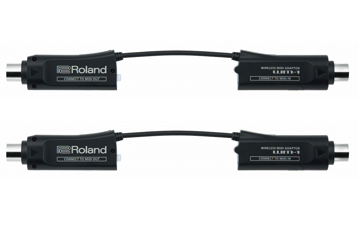 -まとめ買い-　アダプター　２個セット　MIDI　Roland　ワイヤレス　WM-1　ローランド　イシバシ楽器