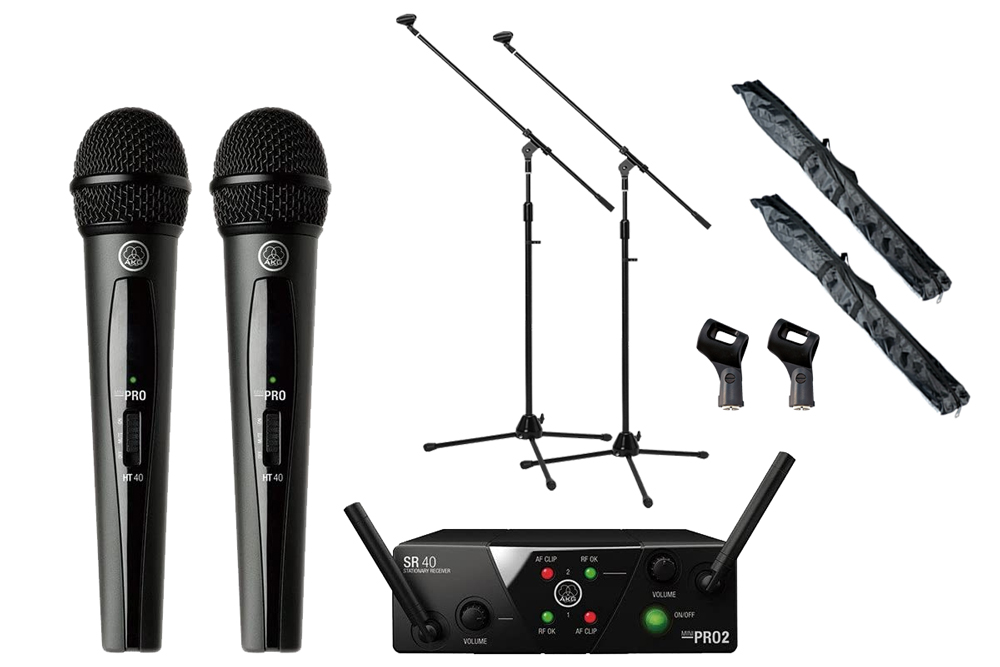 Amazon.com: AKG Pro Audio WMS40 Mini2 Vocal Set BD US45A/C