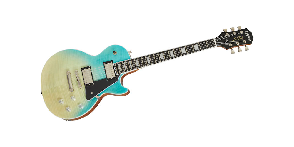 Les Paul Modern Figured Caribbean Blue Fade