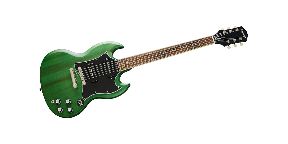 SG Classic Worn P-90s Worn Inverness Green