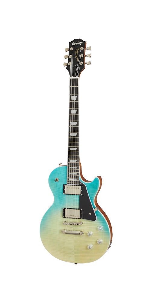 Les Paul Modern Figured Caribbean Blue Fade