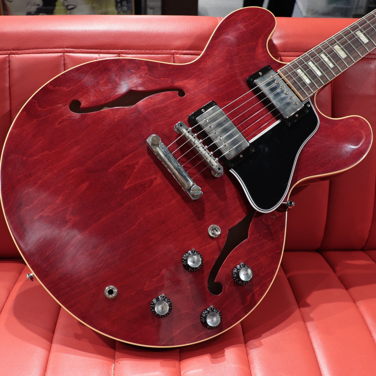 Gibson Custom Shop / Japan Limited Run 1963 ES-335 Block Inlay VOS Antique Viking Red