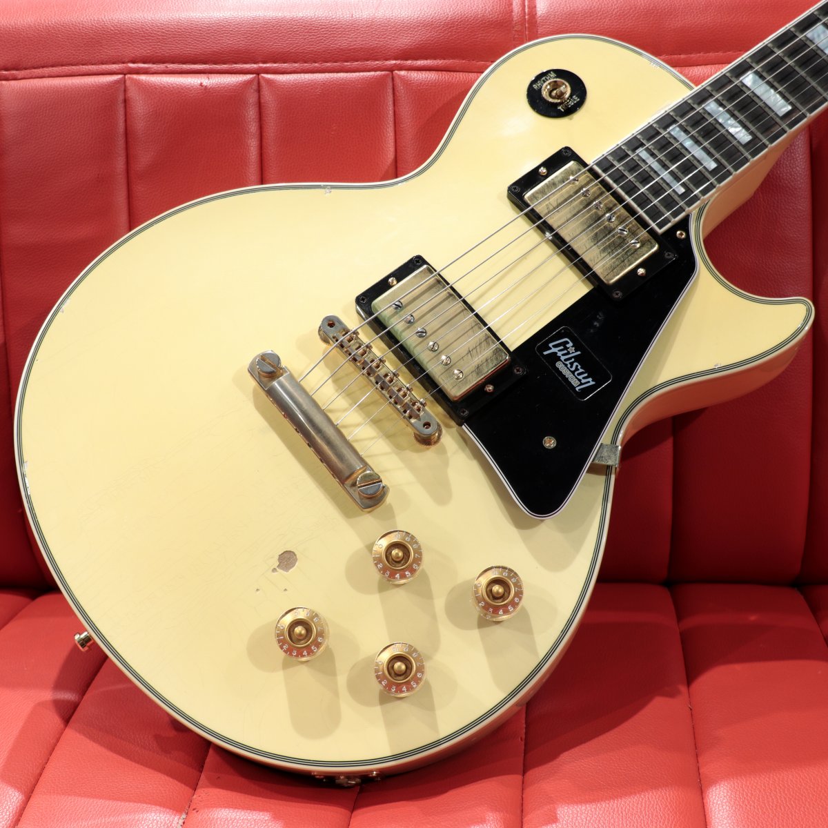 Gibson Custom Shop 1974 Les Paul Custom Heavy Aged Classic White
