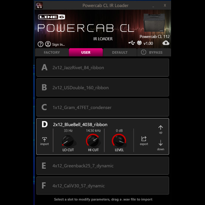 XLR出力&インパルス・レスポンス