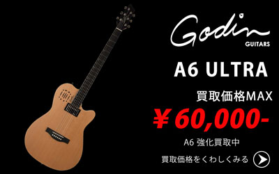 「今月の買取強化アイテム」Godin A6 Series
