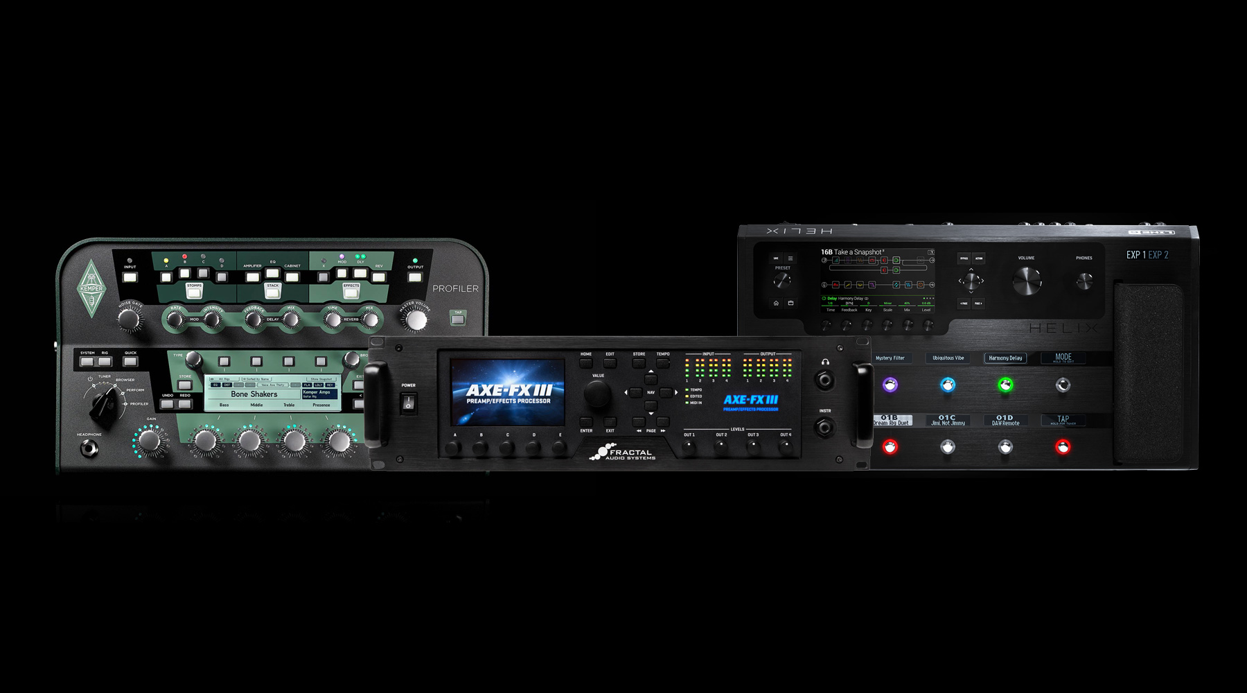 新時代のプロセッサー「Kemper × Fractal Audio Systems × Helix」徹底比較【イシバシ楽器】