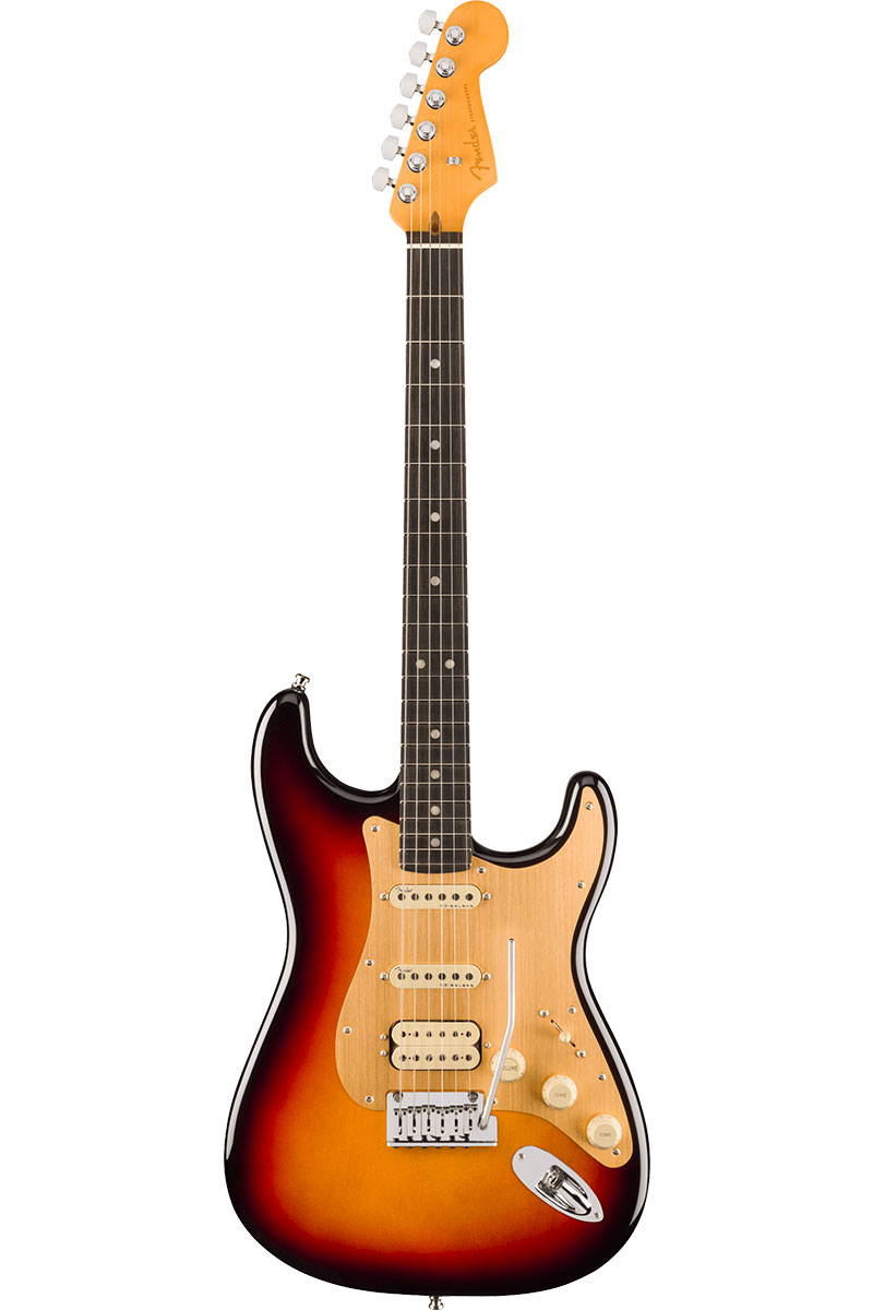 American Ultra II Stratocaster HSS, Ebony Fingerboard, Ultraburst