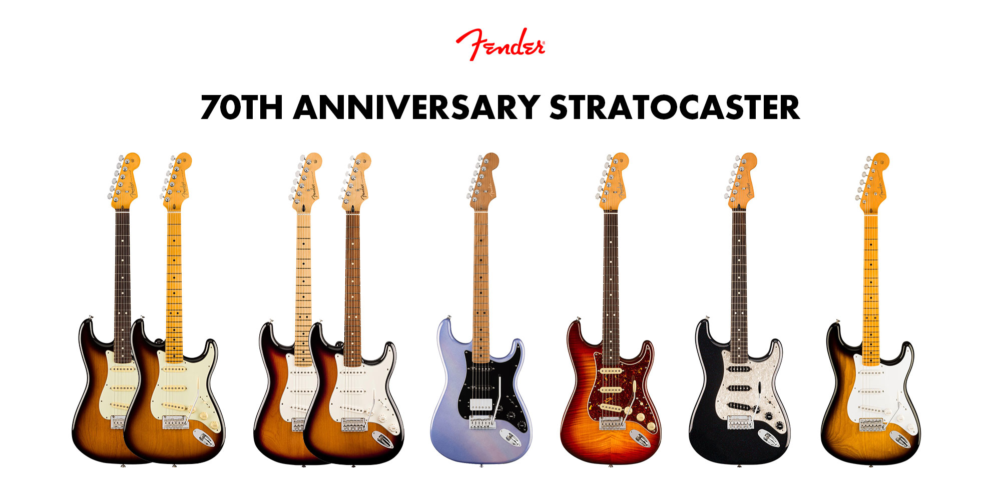 Fender 70th Anniversary Stratocaster - ストラトキャスター生誕70周年を記念したモデル