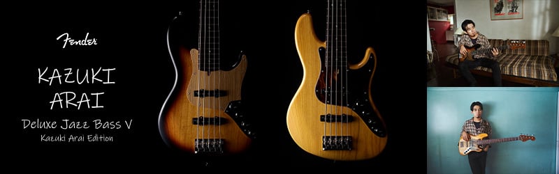 KAZUKI ARAI - Deluxe Jazz Bass V Kazuki Arai Edition