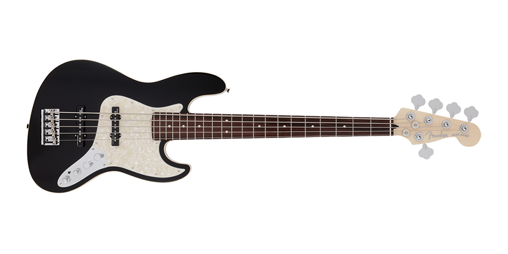 JAZZBASS V Selected Rosewood Fingerboard Black