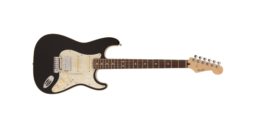 STRATOCASTER HSS Selected Rosewood Fingerboard Black 