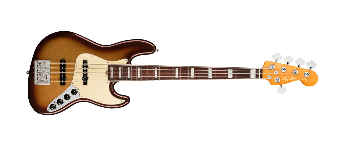 Jazz Bass V Rosewood Fingerboard 2019 Mocha Burst