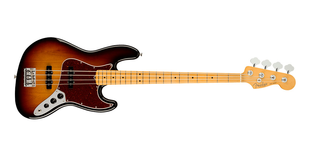 Jazz Bass Maple Fingerboard 3-Color Sunburst