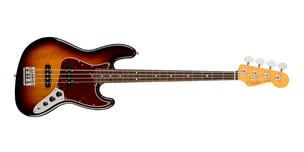 Jazz Bass Rosewood Fingerboard 3-Color Sunburst