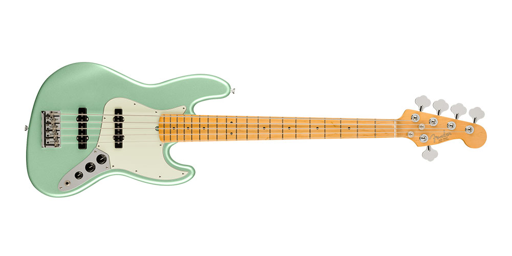 Jazz BassV Maple Fingerboard 2020 Mystic Surf Green