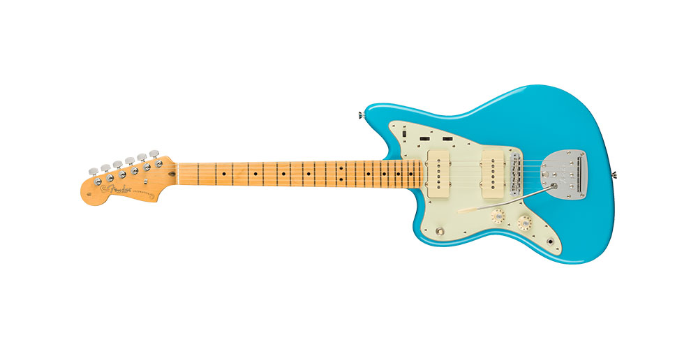 Jazzmaster Left-Hand Maple Fingerboard Miami Blue