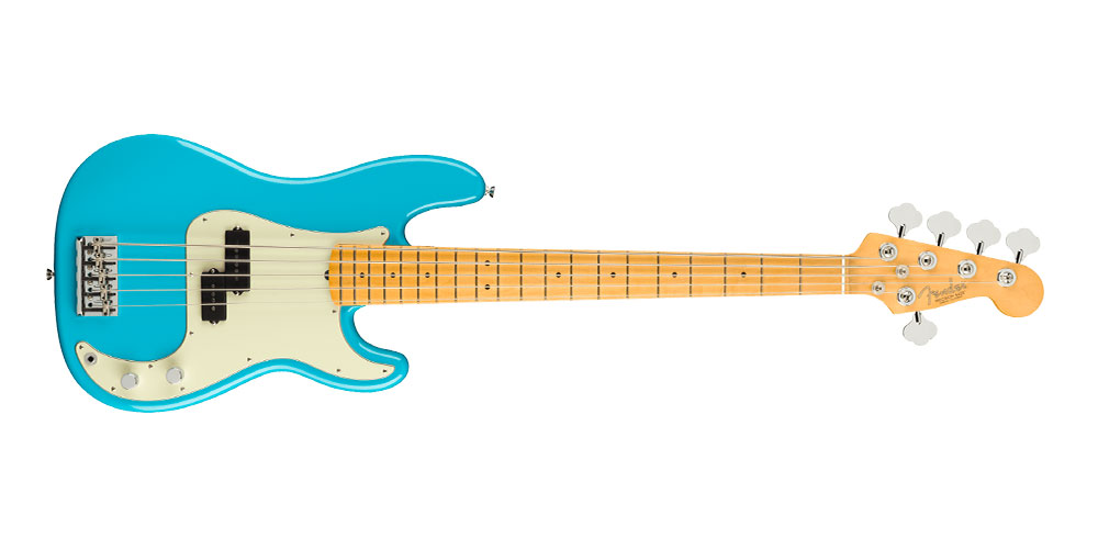 Precision BassV Maple Fingerboard Miami Blue