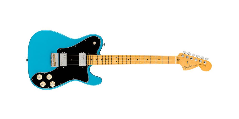 Telecaster Deluxe Maple Fingerboard Miami Blue