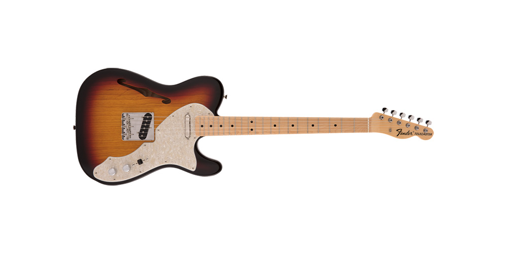 60s TELECASTER Thinline  Maple Fingerboard 2020 3-Color Sunburst