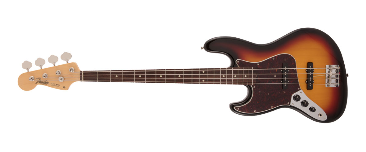 60s Jazz Bass Left-Handed - Rosewood Fingerboard 2020 3-Color Sunburst