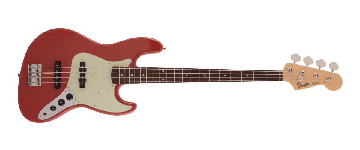 60s Jazz Bass - Rosewood Fingerboard Fiesta Red