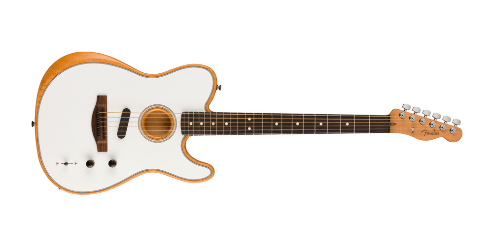 ACOUSTASONIC PLAYER TELECASTER Arctic White