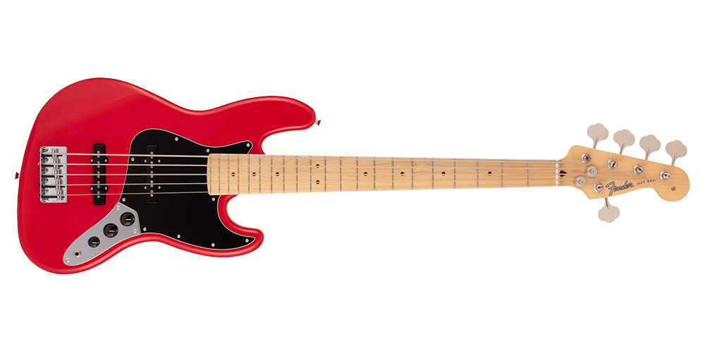 Jazz Bass V - Maple Fingerboard 2021 Modena Red