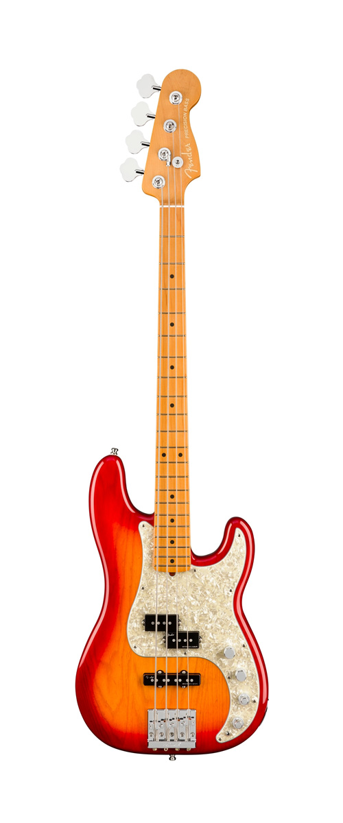 Precision Bass Maple Fingerboard Plasma Red Burst