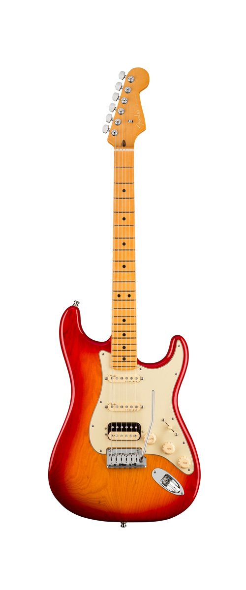 Stratocaster HSS Maple Fingerboard 2019 Plasma Red Burst