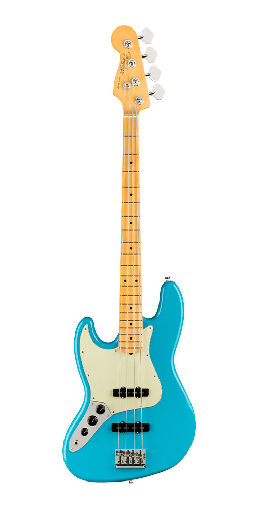 Jazz Bass Left-Hand Maple Fingerboard 2020 Miami Blue