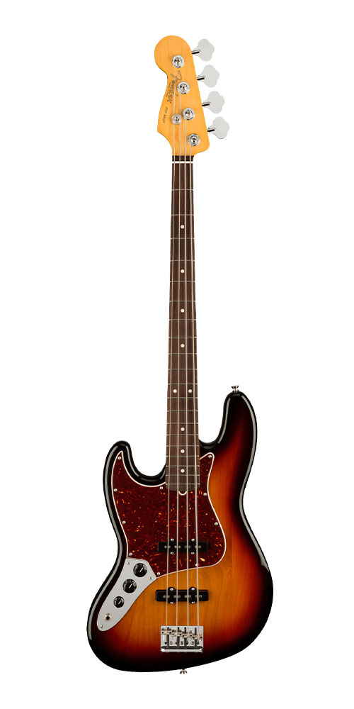 Jazz Bass Left-Hand Rosewood Fingerboard 3-Color Sunburst