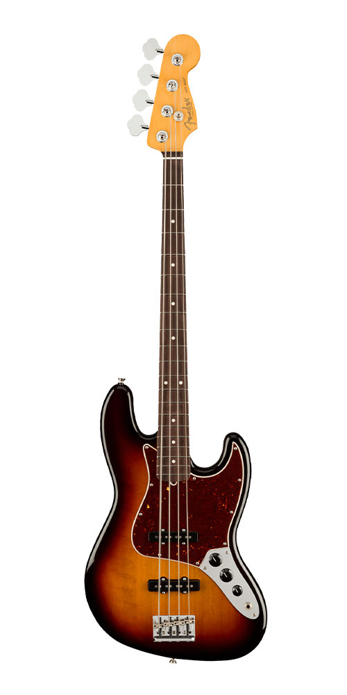 Jazz Bass Rosewood Fingerboard 3-Color Sunburst