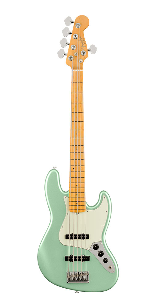 Jazz BassV Maple Fingerboard 2020 Mystic Surf Green