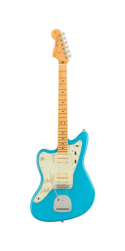 Jazzmaster Left-Hand Maple Fingerboard Miami Blue