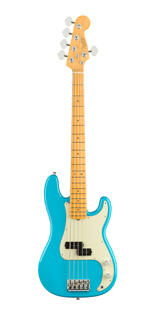 Precision BassV Maple Fingerboard Miami Blue