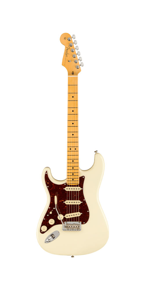 Stratocaster Left-Hand Maple Fingerboard Olympic White