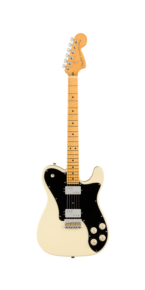 Telecaster Deluxe Maple Fingerboard Olympic White